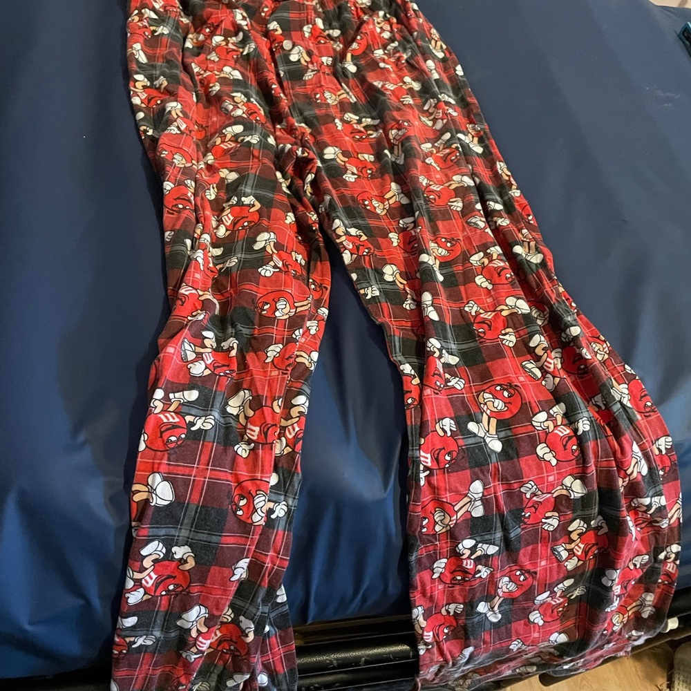 Red m&m’s pants